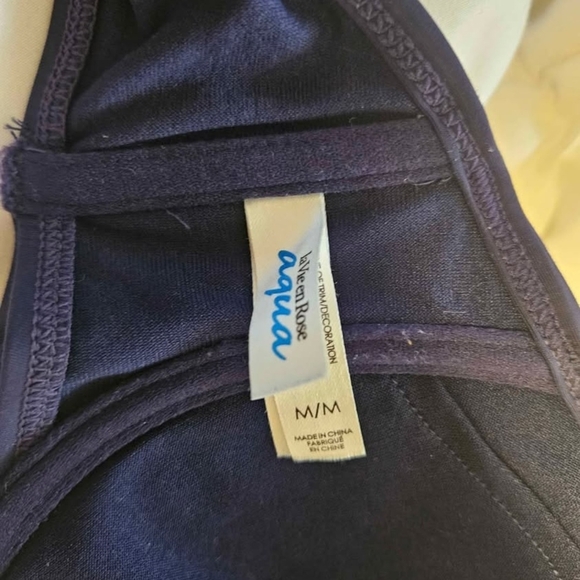 Navy Blue Swimsuit Top - Picture 3 of 3